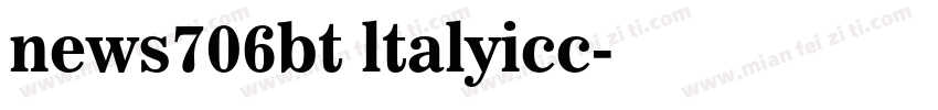 news706bt ltalyicc字体转换